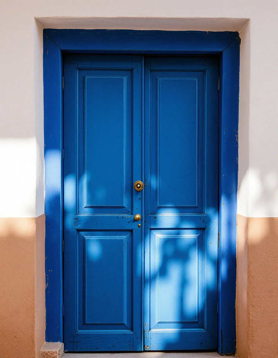 La porta blu — immagine iafetch